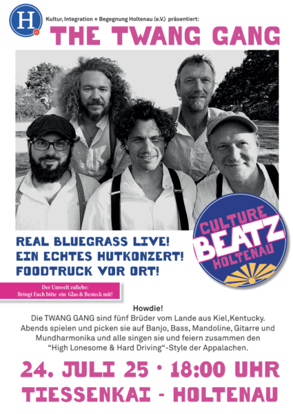 The Twang Gang, Culture Beatz in Kiel Holtenau / Tiessenkai am 24. Juli 2025 um 18:00 Uhr